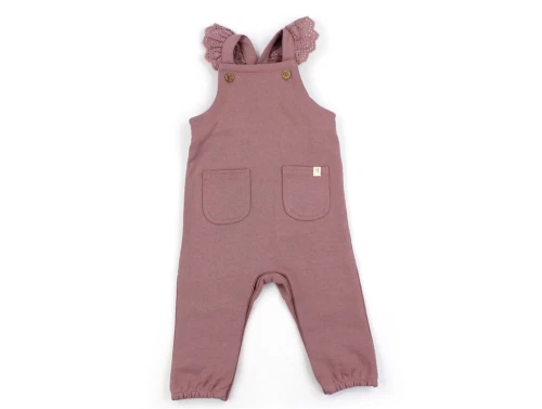 Lil Atelier nostalgia rose loose sweat overall